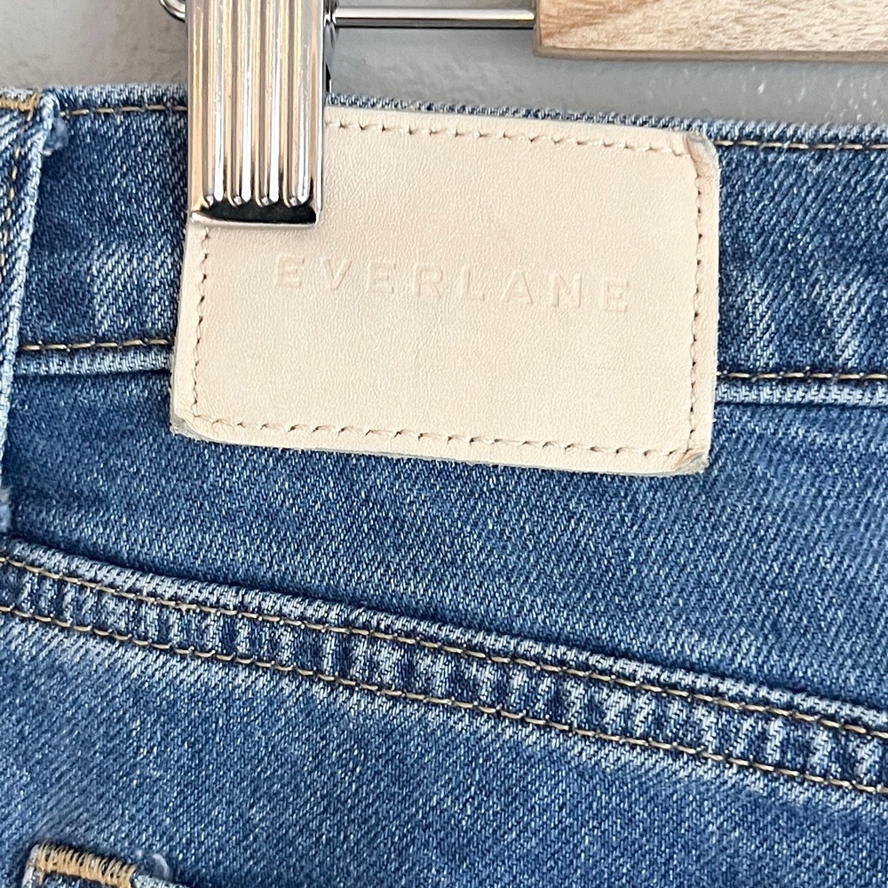 Everlane The Super Soft Relaxed Jean Blue Organic Cotton Denim Mid Rise Size 29 - Picture 7 of 12
